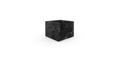 ARMCHAIR Marble Black Unique FELIX SCHWAKE