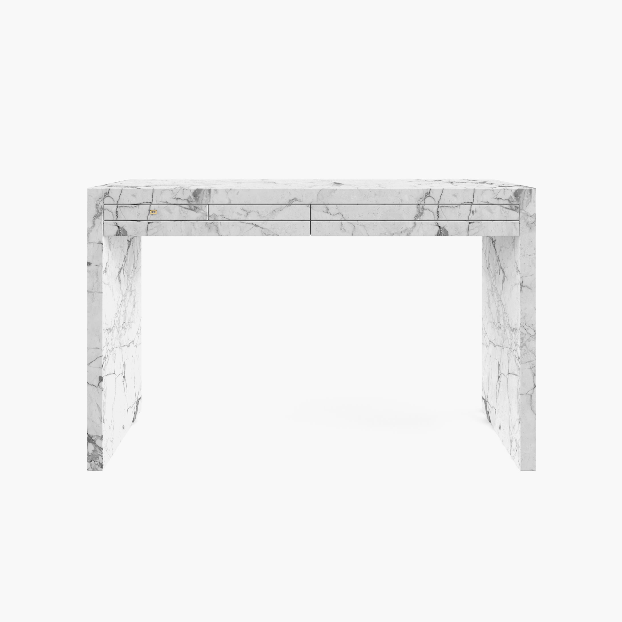 Console drawers White Arabescato Marble beautiful Living Room piece of art Consoles  Sideboards FS 38 FELIX SCHWAKE