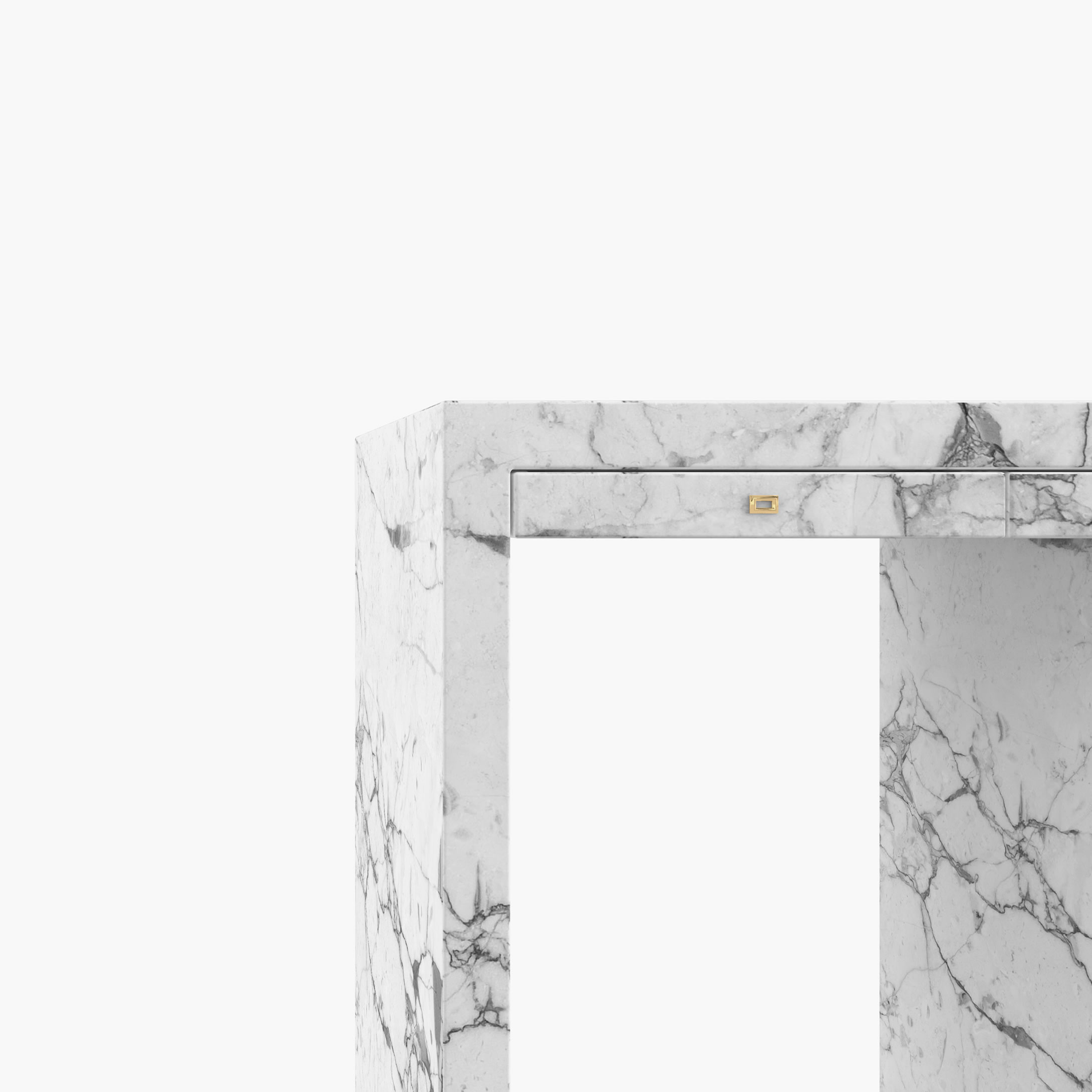 Console drawers White Arabescato Marble limited edition Living Room creation Consoles  Sideboards FS 29 FELIX SCHWAKE