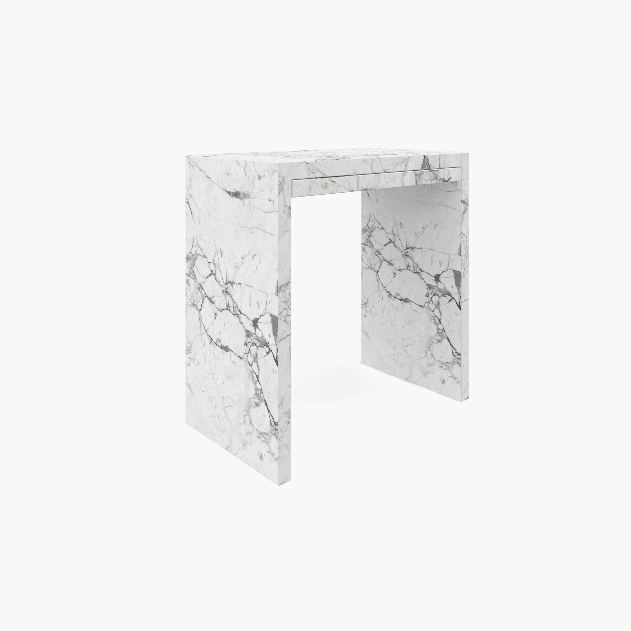 Console drawers White Arabescato Marble unfathomable simplicity Living Room minimalism Consoles  Sideboards FS 28 FELIX SCHWAKE