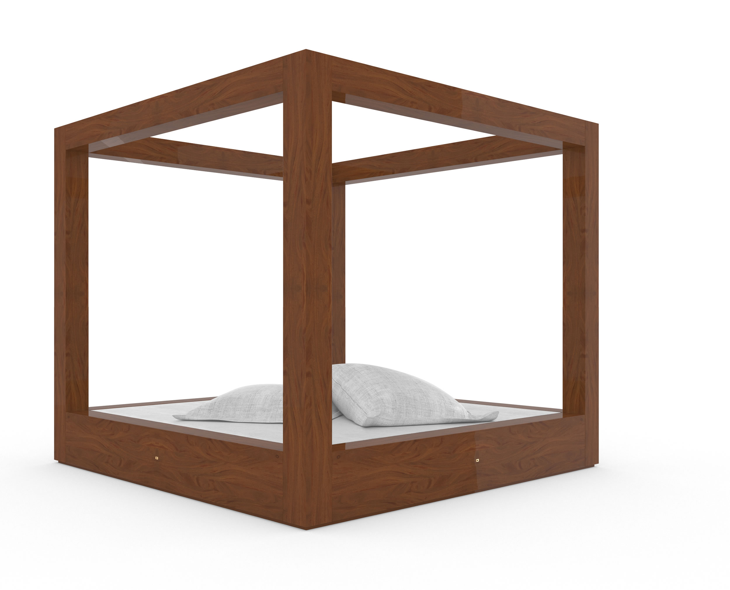 Design Canopy Bed Design Mahogany Hardwood Elegant Custom Made Premium Luxury InteriorFELIX SCHWAKE