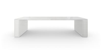 FELIX SCHWAKE BOARDROOM TABLE I I shelf excerpt onyx marble white individually customized