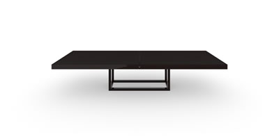 FELIX SCHWAKE BOARDROOM TABLE II III large precious wood macassar ebony black opener leg individually customized
