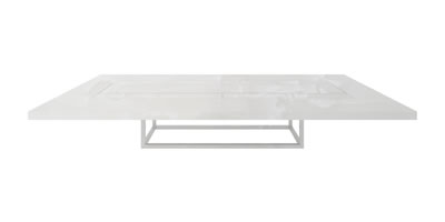 FELIX SCHWAKE BOARDROOM TABLE II V large structure onyx marble white offner leg individually customized