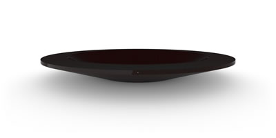 FELIX SCHWAKE BOARDROOM TABLE V circular structure precious wood macassar ebony black individually customized