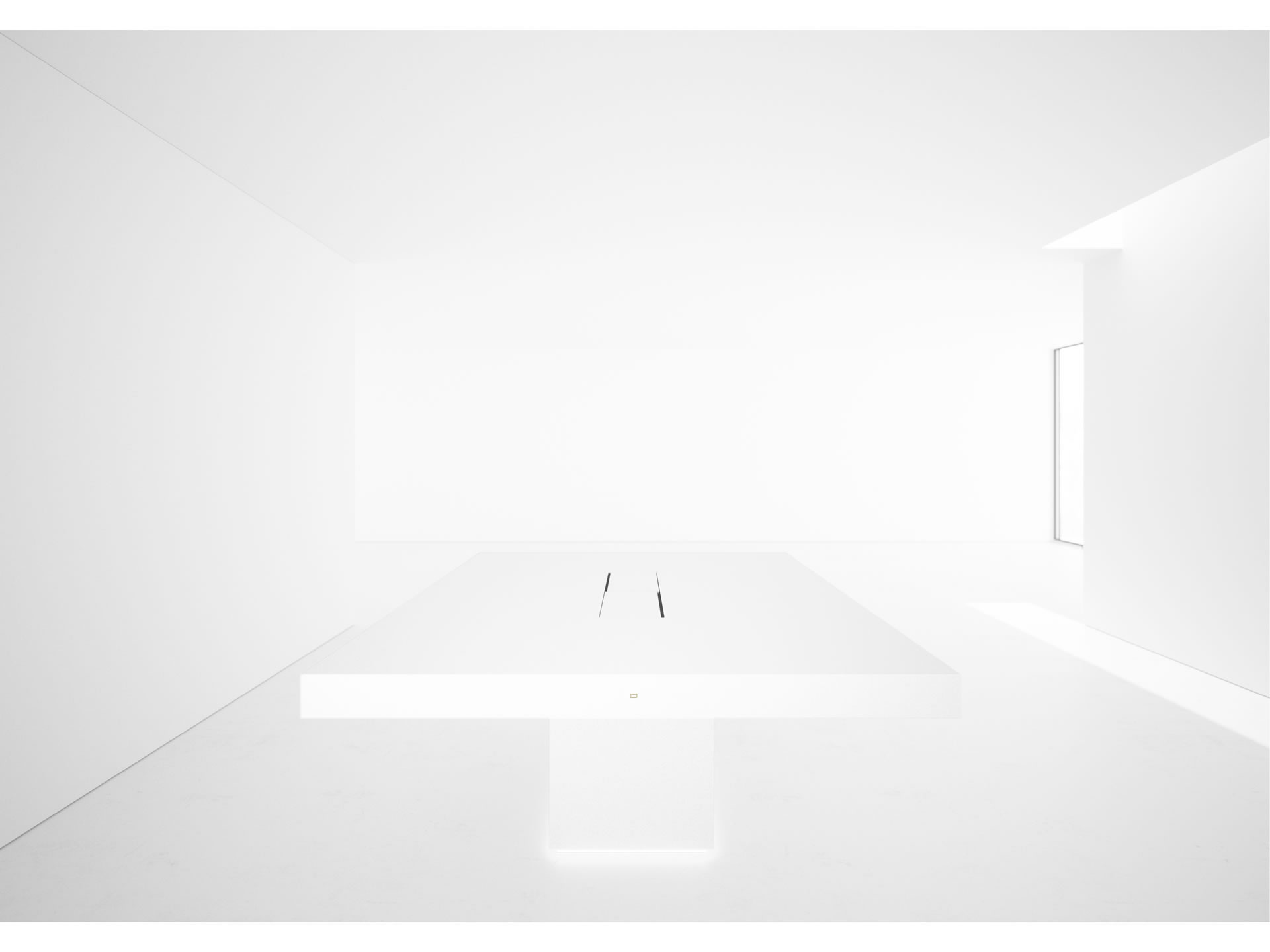 FELIX SCHWAKE CONFERENCE TABLE II I Cultivate White Meeting Table