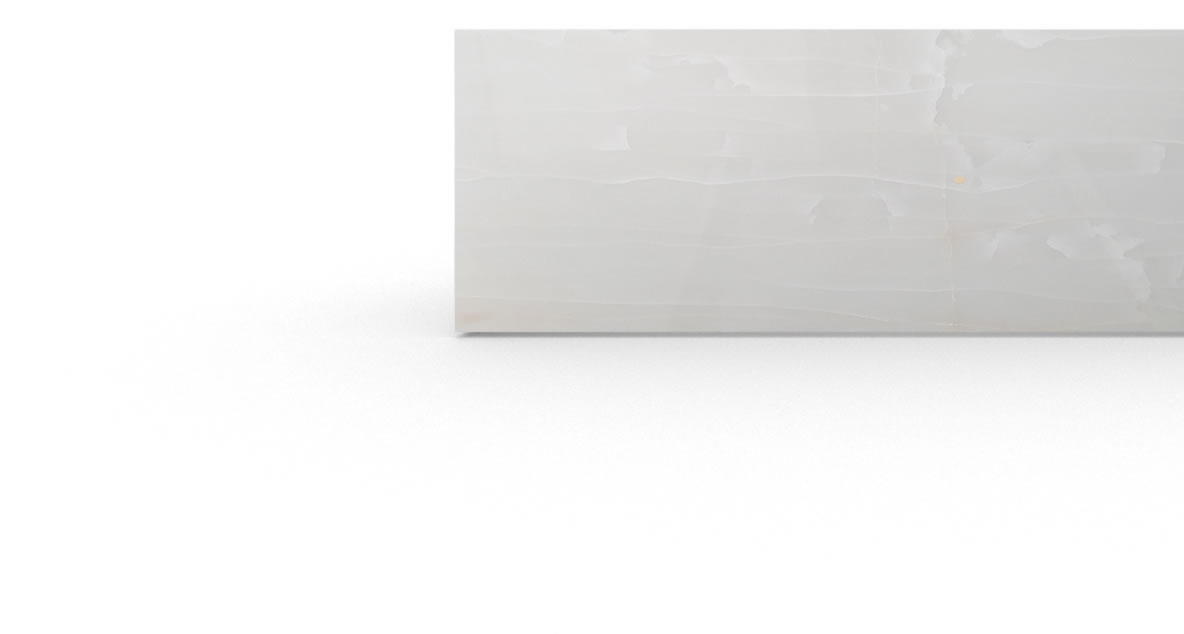 FELIX SCHWAKE DESK II onyx marble white purist desk large closed front