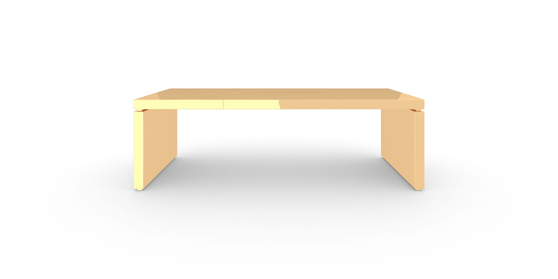 S4 Design-Chef-Schreibtisch, Gold - FELIX SCHWAKE