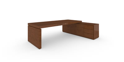 FELIX SCHWAKE DESK IV I 1 sideboard precious wood mahogany individually customized