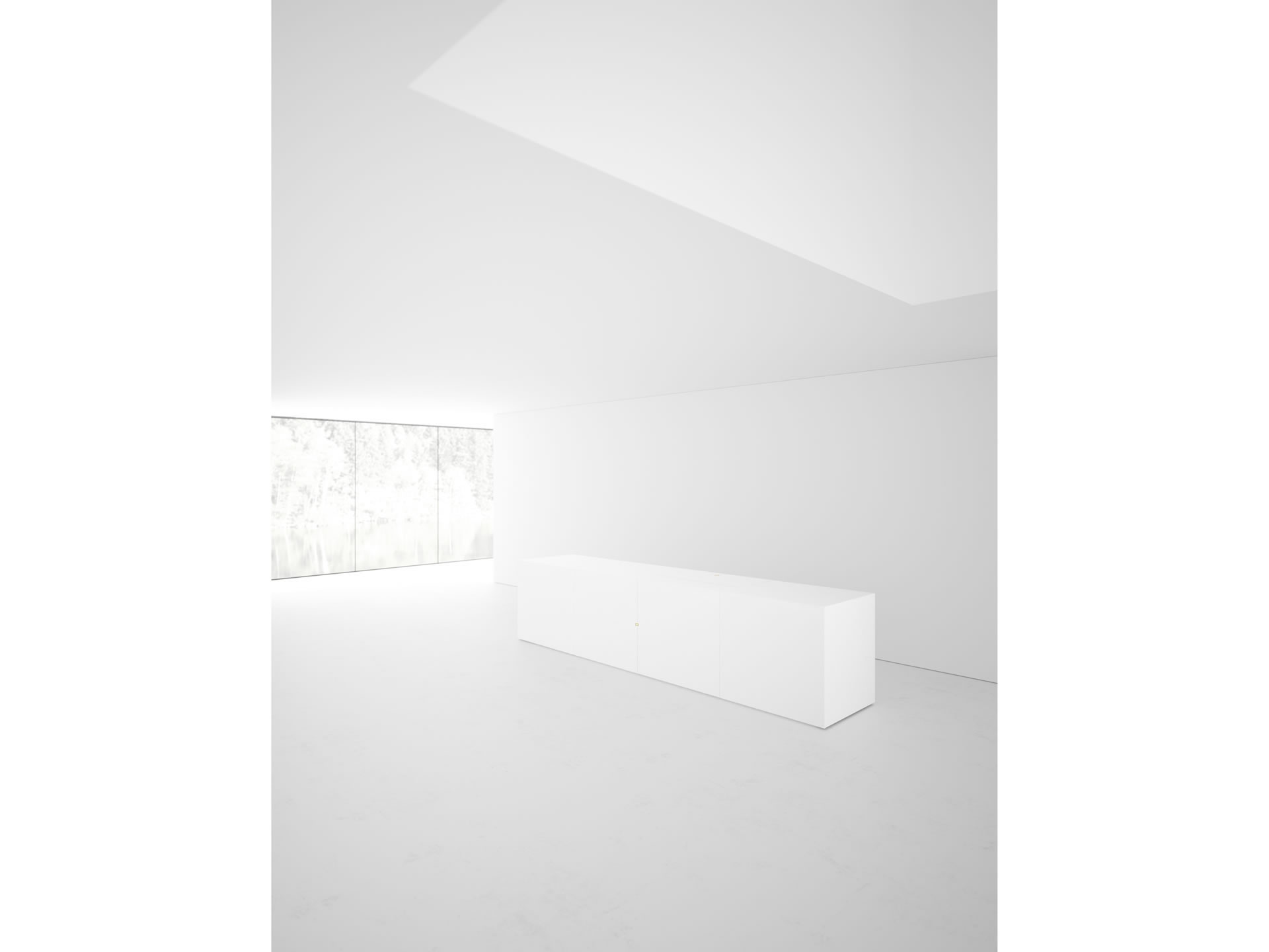 FELIX SCHWAKE SCHREIBTISCH III einmaliger Weisser Buero Schreibtisch Wuerfel