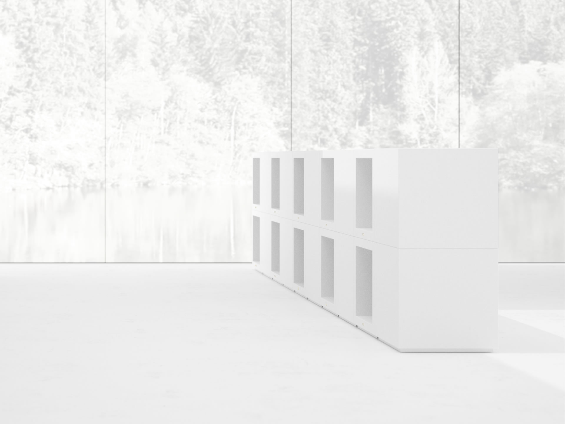 FELIX SCHWAKE SHELVE I Innovation White Cube Wallmounted Shelve Custom Built
