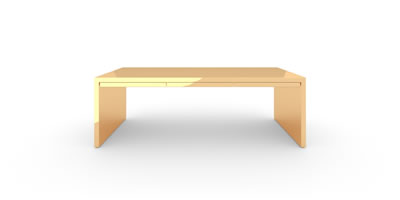FELIX SCHWAKE TABLE I I with Solid Legs Gold Hand Crafted Artwork