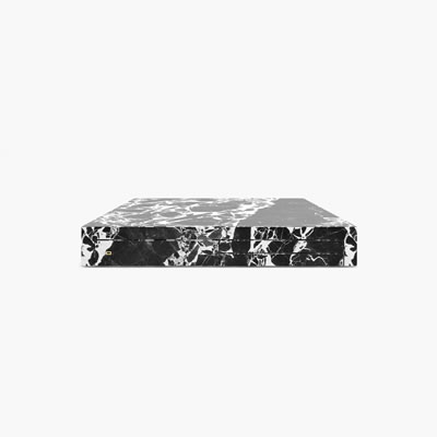 Marble Coffee Table Black White FS65