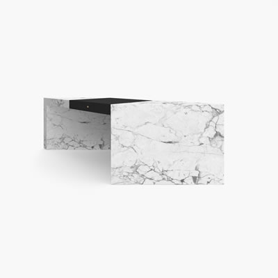 Marble Desk White FS438