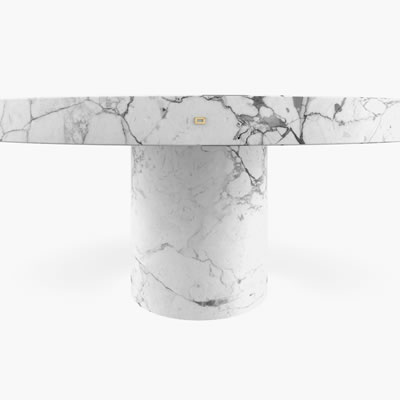 Marble Dining Table White FS194b