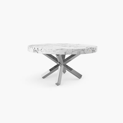 Marble Dining Table White FS194e