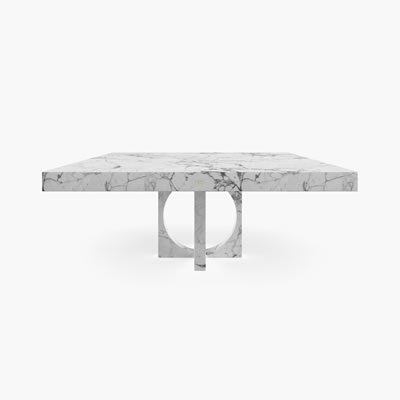 Marble Dining Table White FS194h