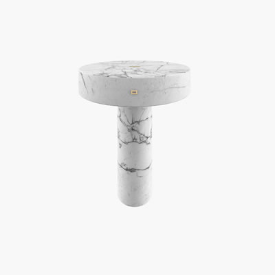 Marble Side Table White FS126
