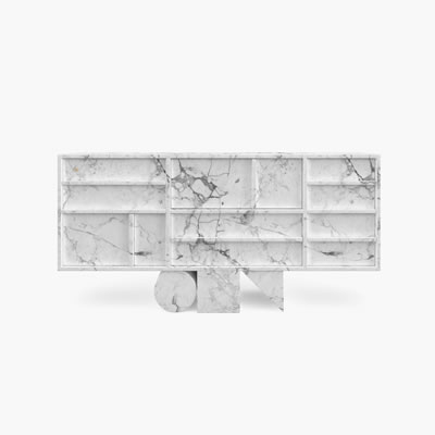 Marble Sideboard White FS17