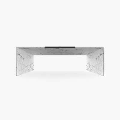 Schreibtisch Marmor Weiss FS4182