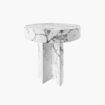 Side Table Marble White FS128b
