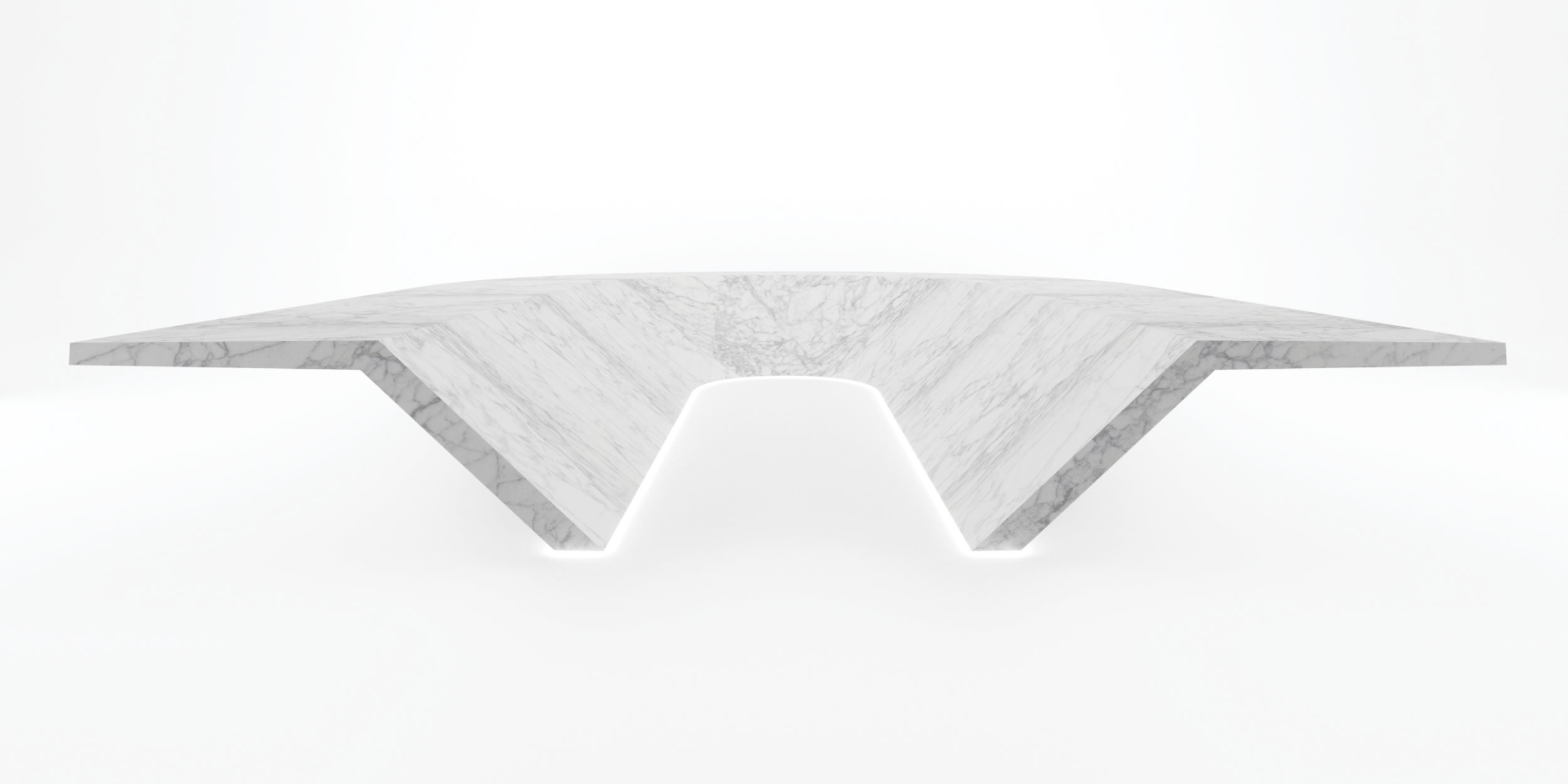 unique custom round marble conference table